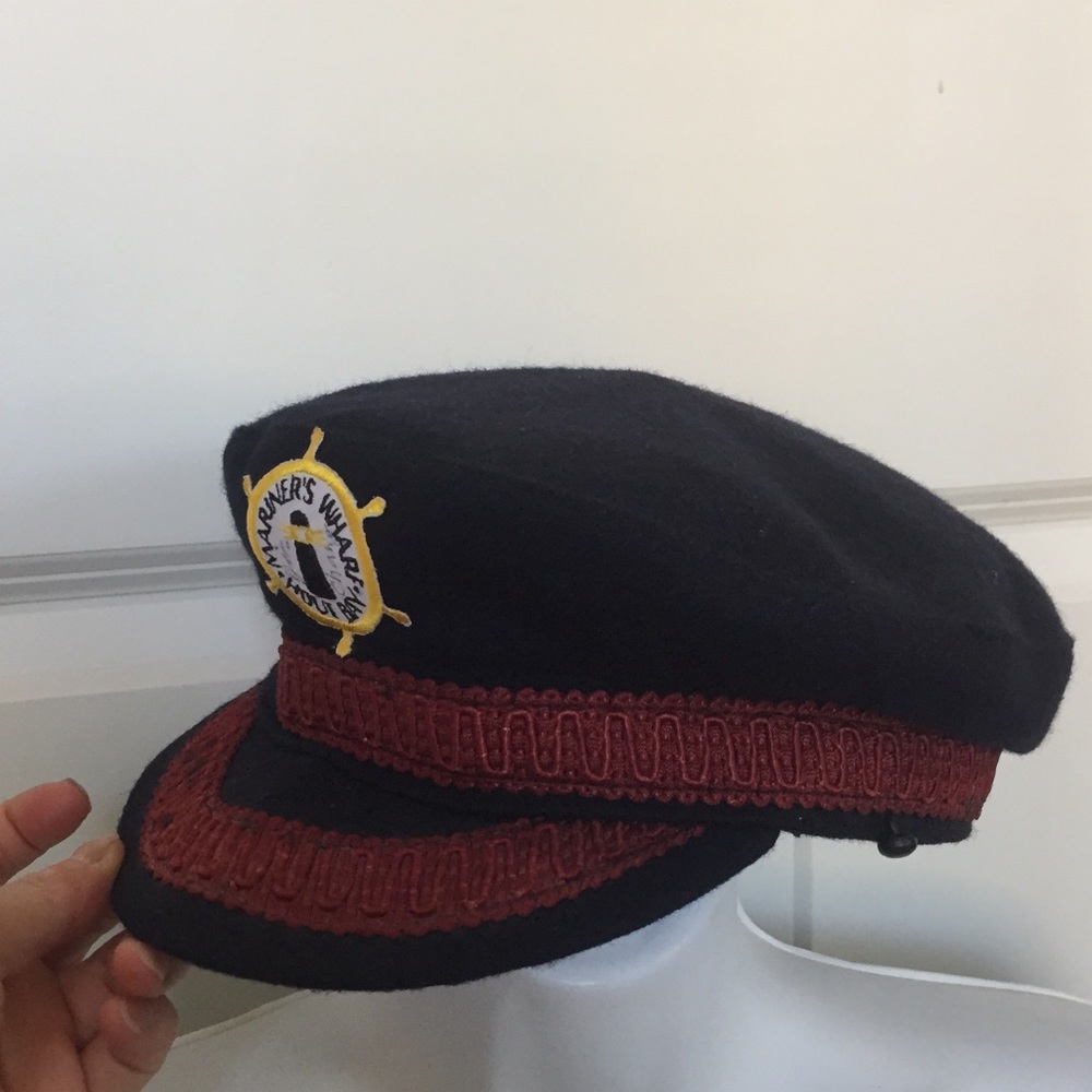 NEW Classic Captain/French Seaman’s Woven Hat Navy